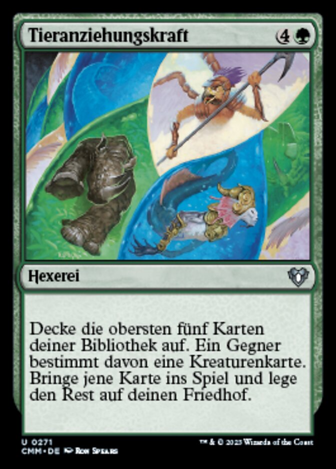 Tieranziehungskraft