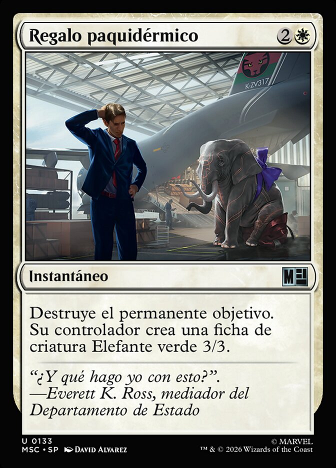 Regalo paquidérmico