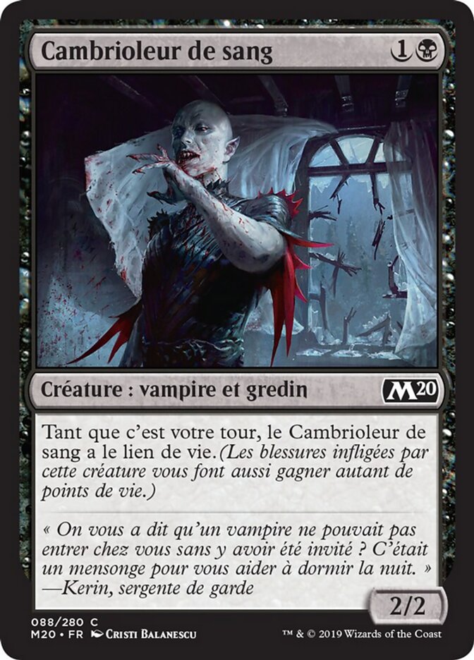 Cambrioleur de sang