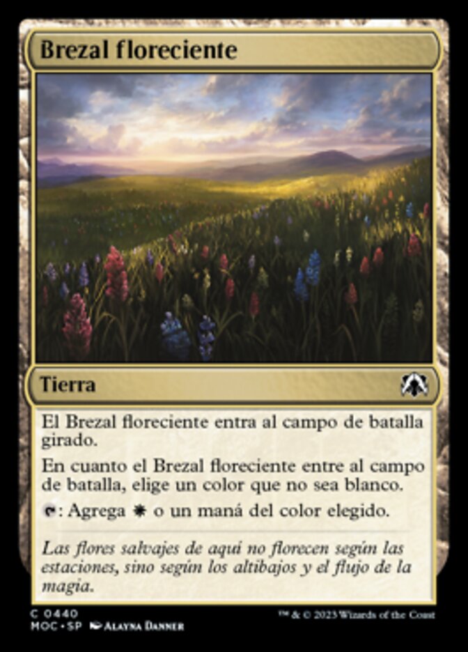 Brezal floreciente