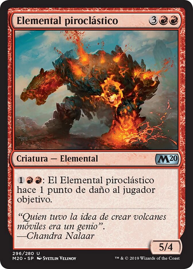 Elemental piroclástico