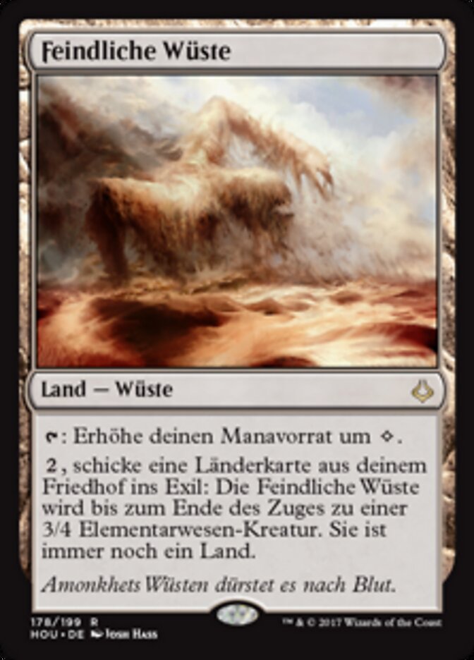 Feindliche Wüste