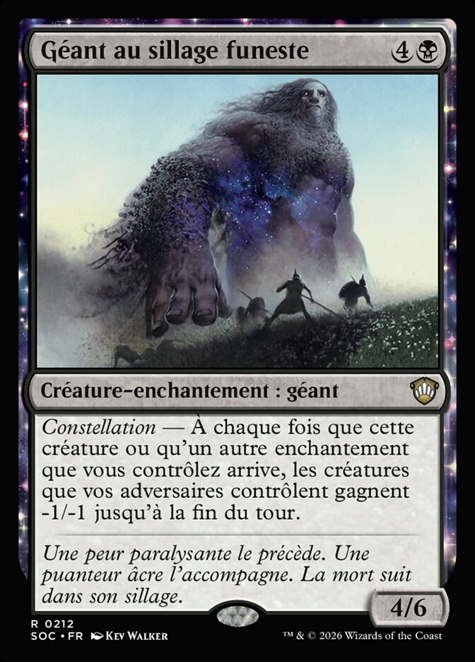 Géant au sillage funeste