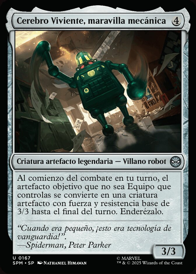 Cerebro Viviente, maravilla mecánica