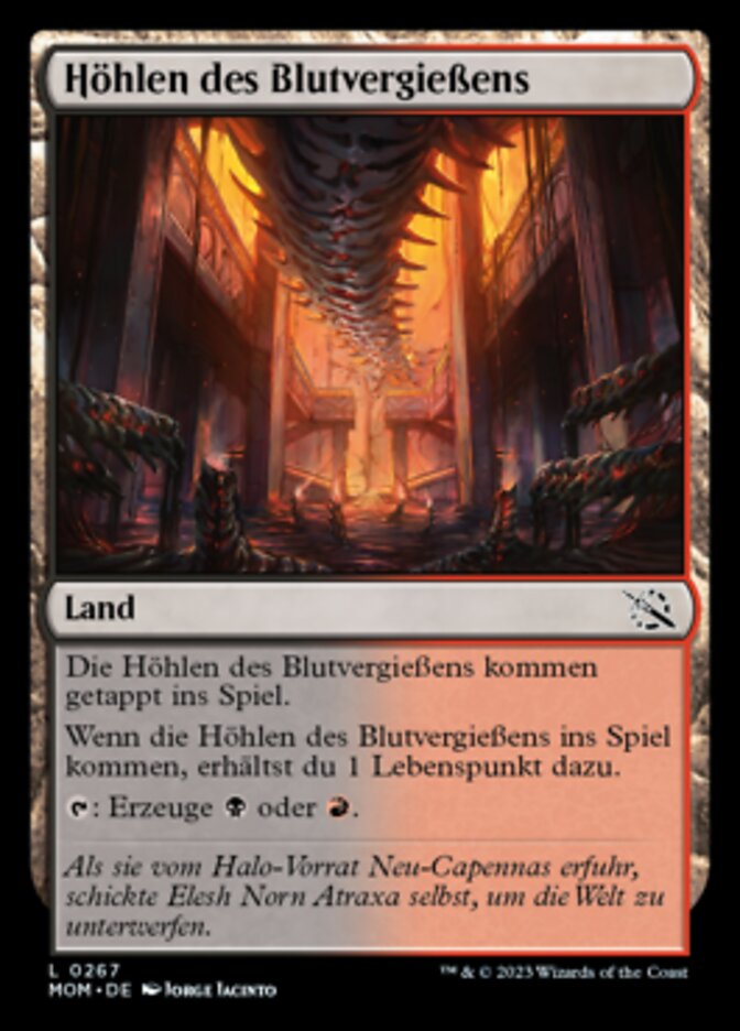 Höhlen des Blutvergießens