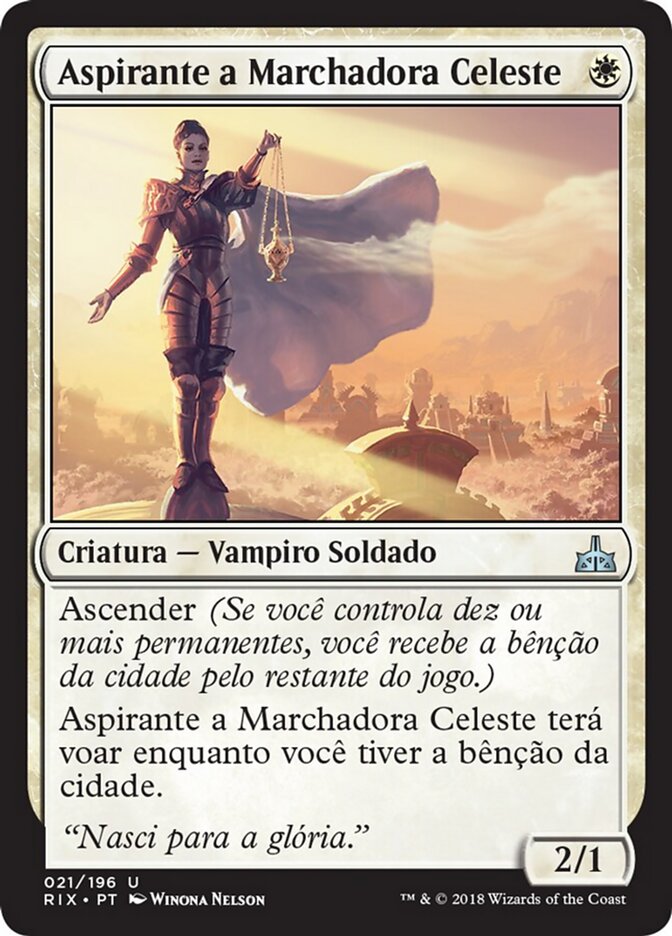 Aspirante a Marchadora Celeste