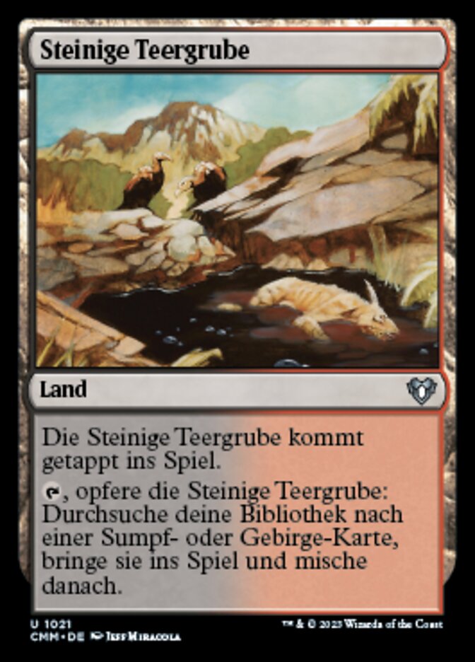Steinige Teergrube
