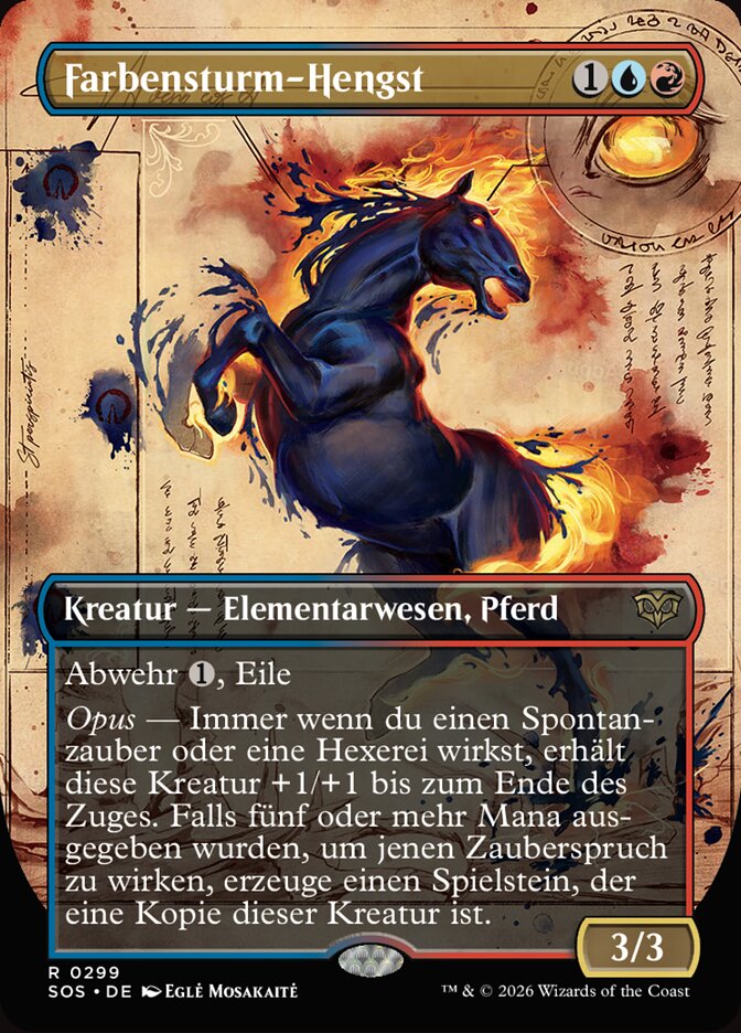 Farbensturm-Hengst