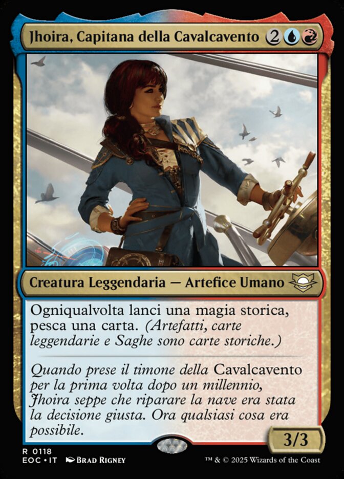 Jhoira, Capitana della Cavalcavento