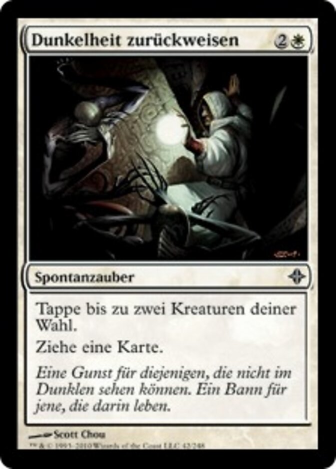 Dunkelheit zurückweisen