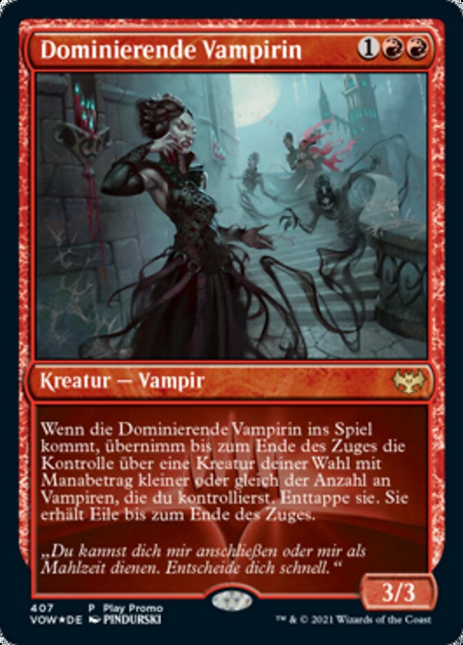 Dominierende Vampirin