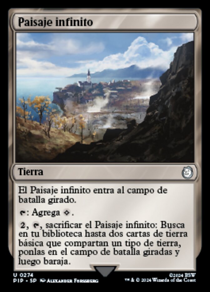 Paisaje infinito
