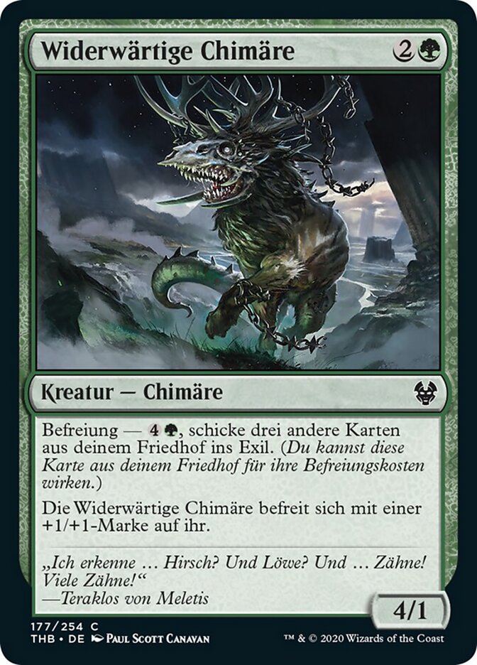 Widerwärtige Chimäre