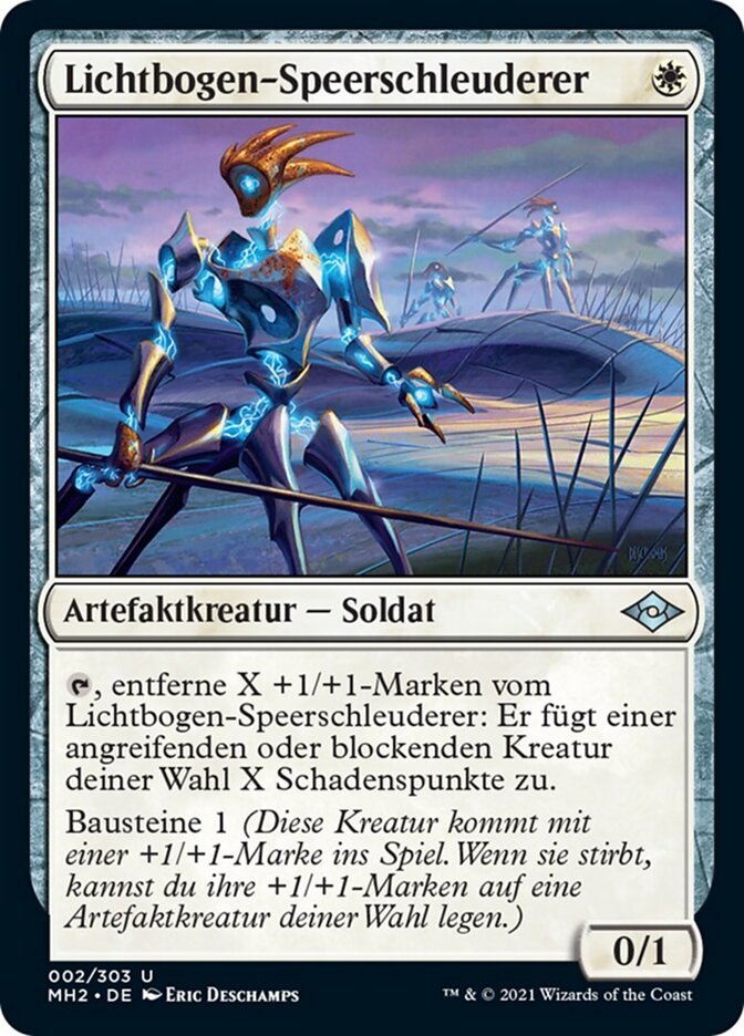 Lichtbogen-Speerschleuderer