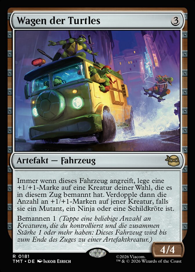 Wagen der Turtles