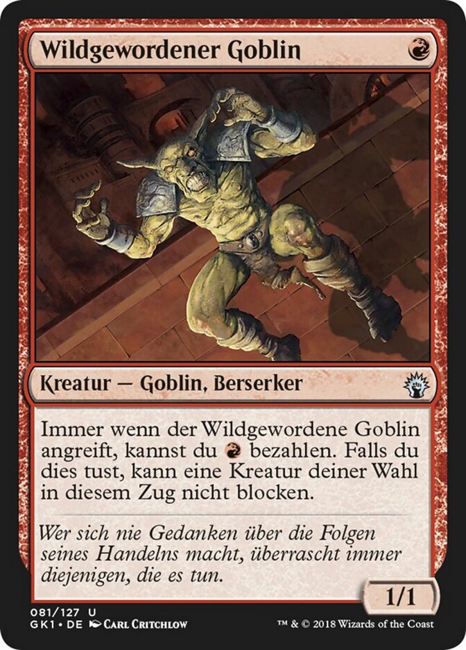 Wildgewordener Goblin