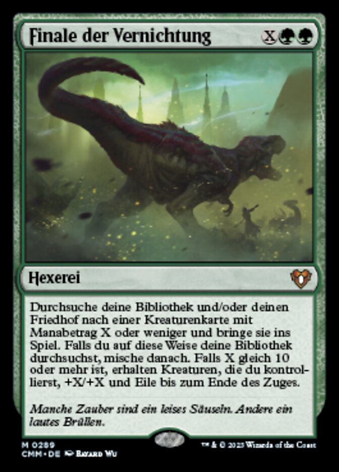 Finale der Vernichtung