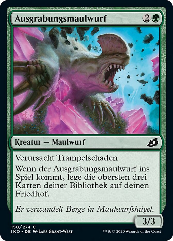 Ausgrabungsmaulwurf