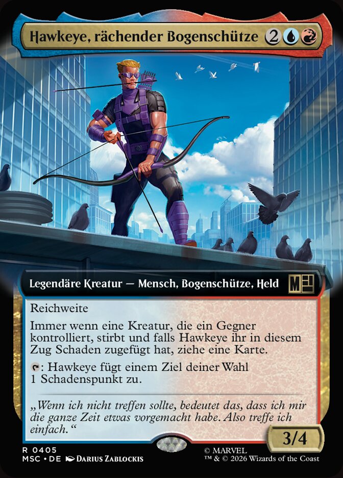 Hawkeye, rächender Bogenschütze