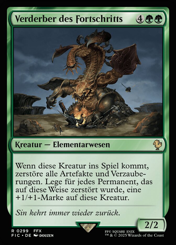 Verderber des Fortschritts