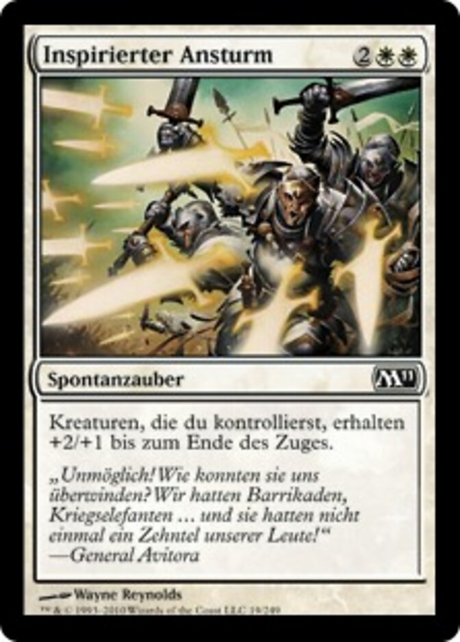 Inspirierter Ansturm