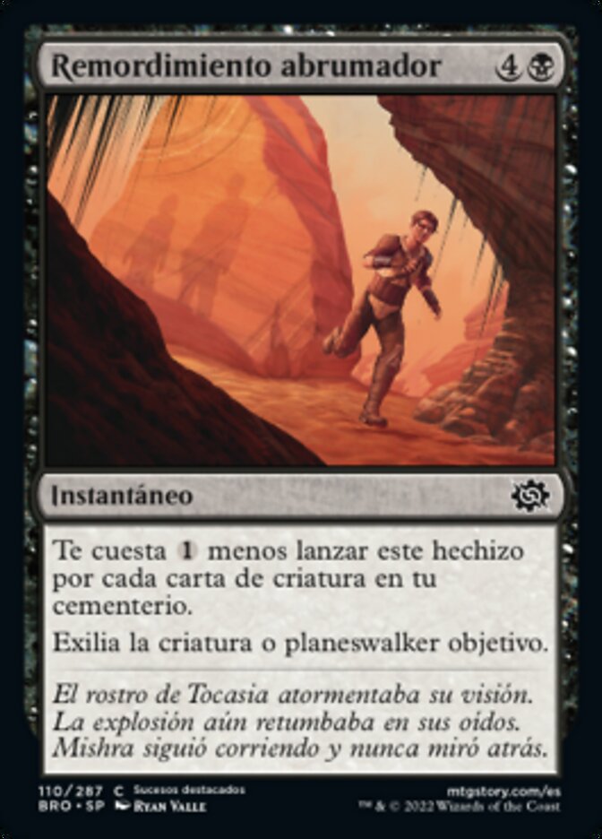 Remordimiento abrumador