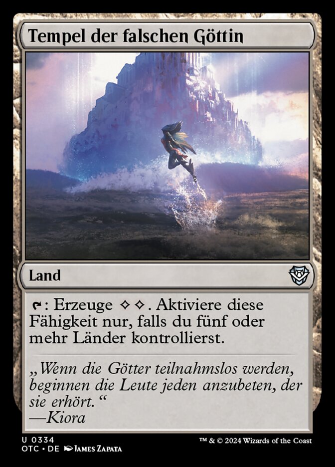 Tempel der falschen Göttin