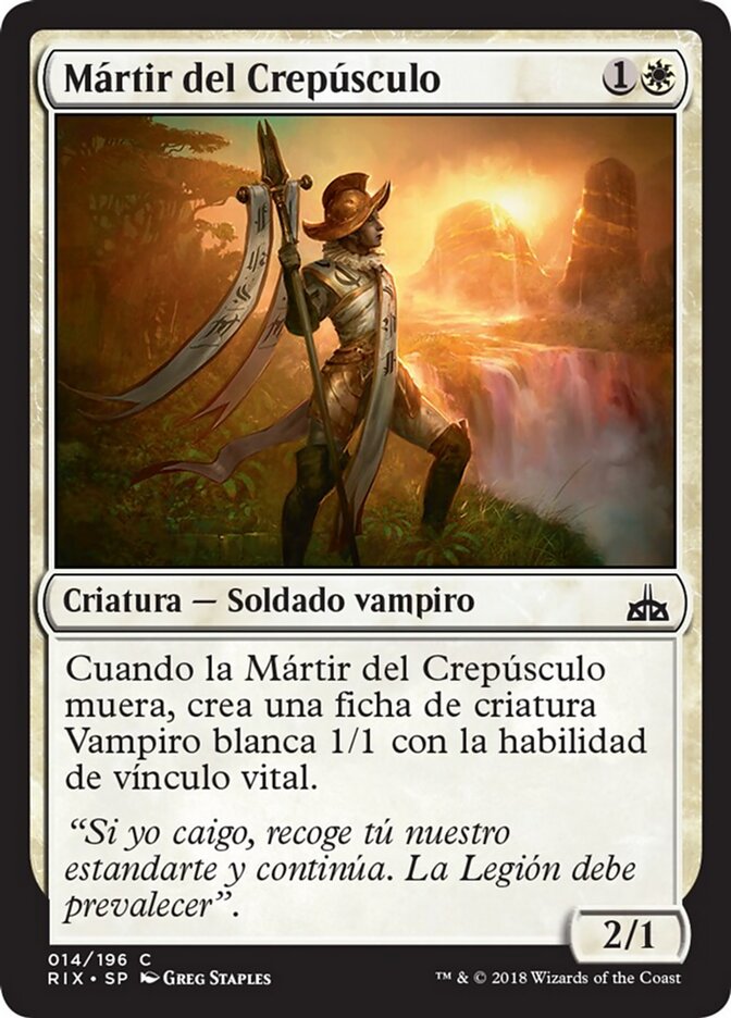 Mártir del Crepúsculo