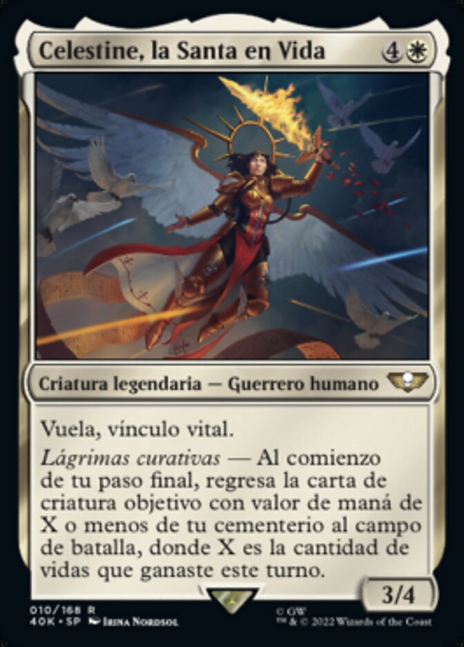 Celestine, la Santa en Vida