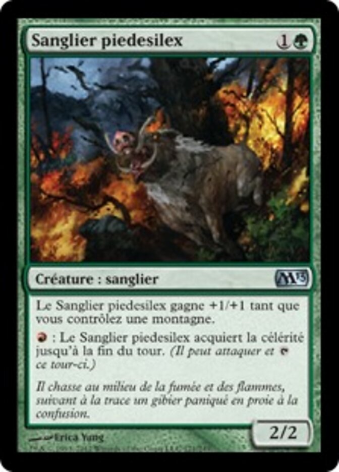 Sanglier piedesilex