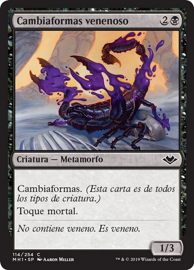 Cambiaformas venenoso