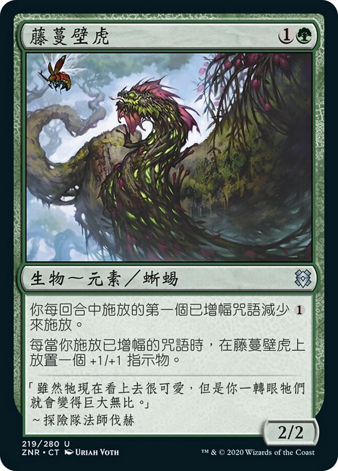 藤蔓壁虎