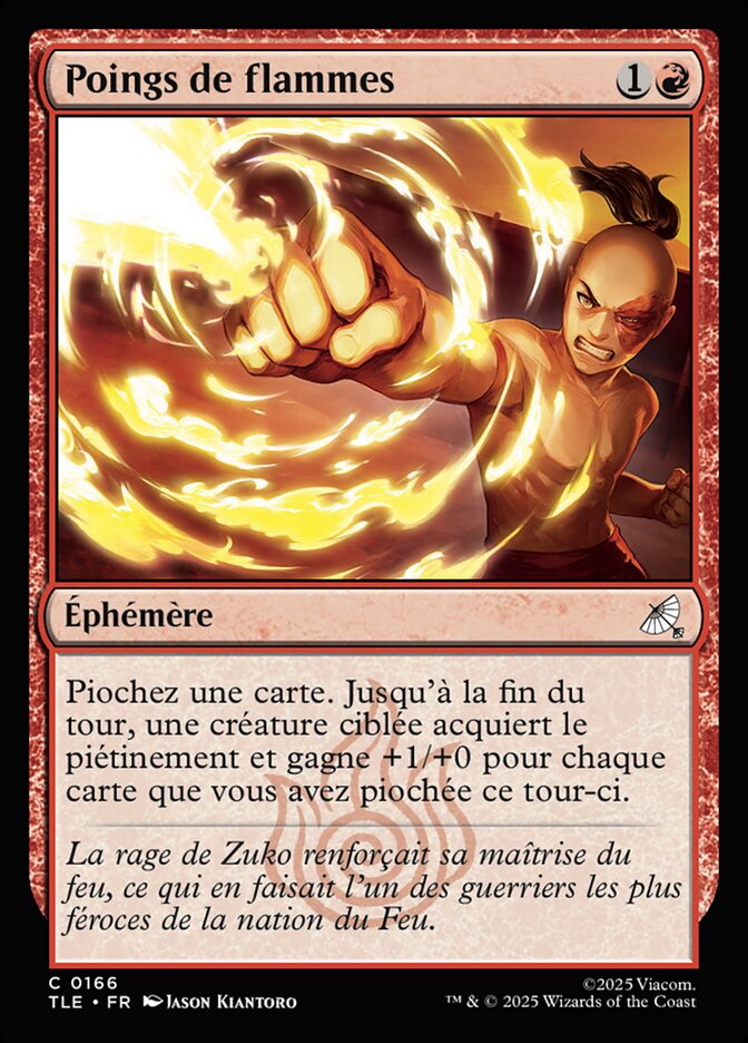 Poings de flammes