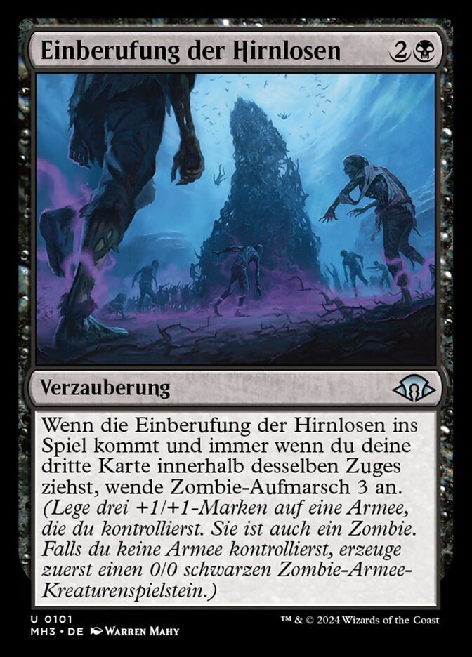 Einberufung der Hirnlosen