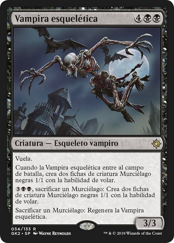 Vampira esquelética