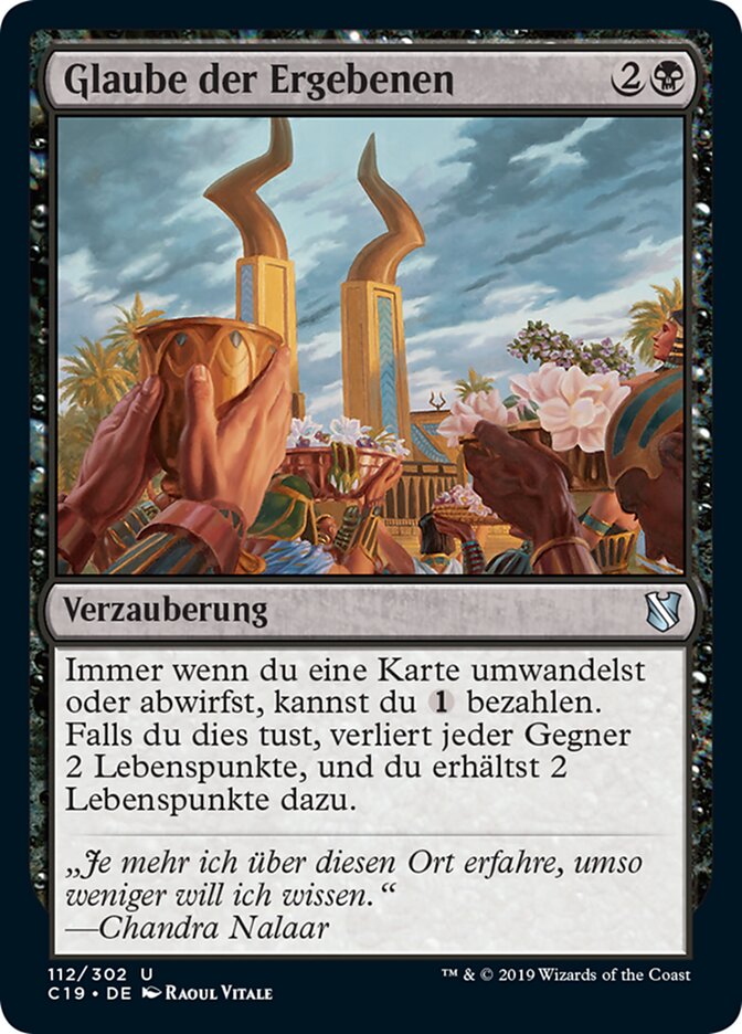 Glaube der Ergebenen