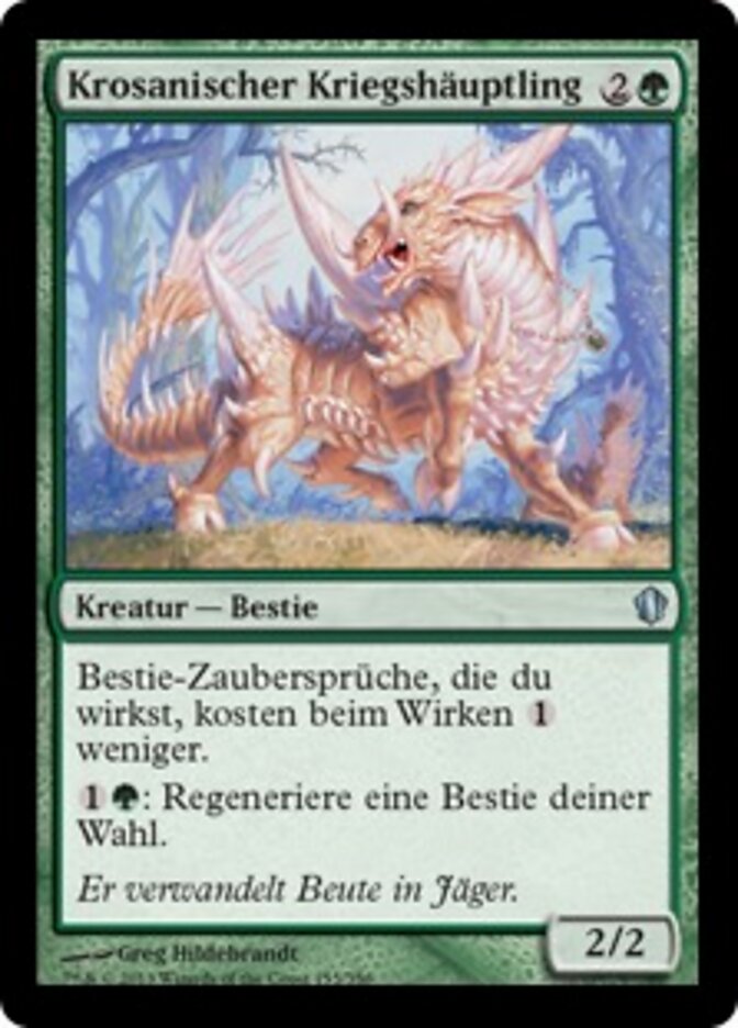 Krosanischer Kriegshäuptling