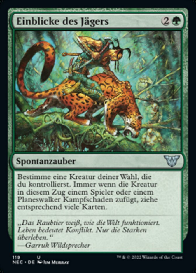 Einblicke des Jägers