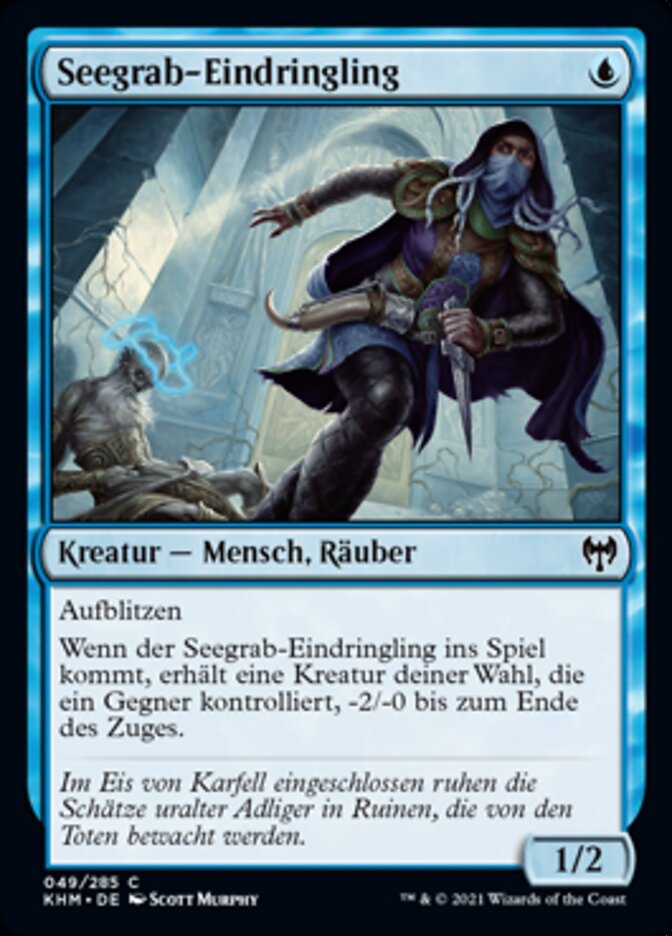 Seegrab-Eindringling