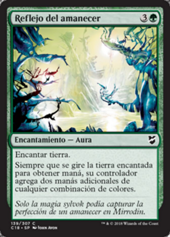 Reflejo del amanecer