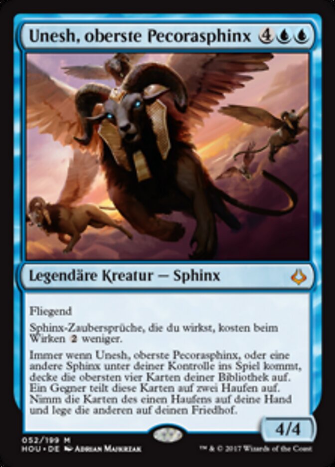 Unesh, oberste Pecorasphinx