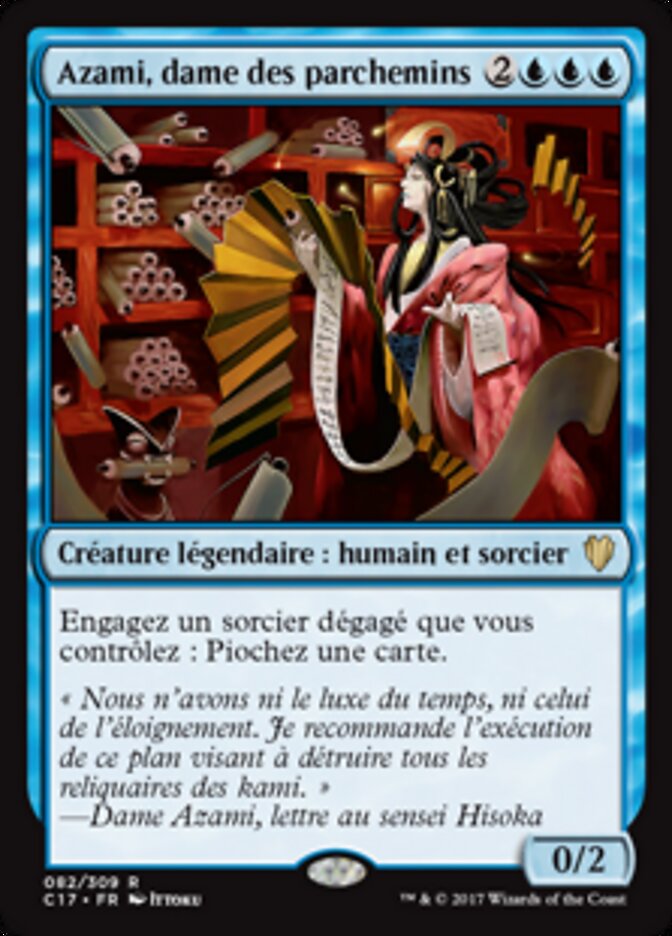Azami, dame des parchemins