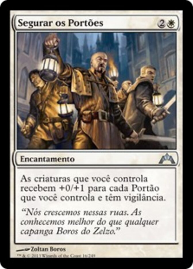 Segurar os Portões