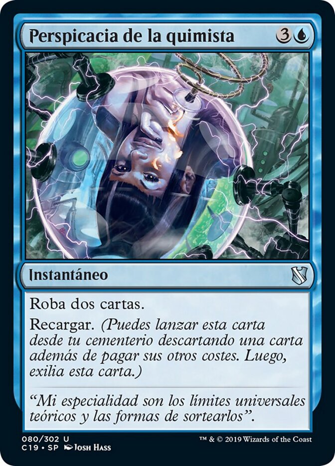 Perspicacia de la quimista