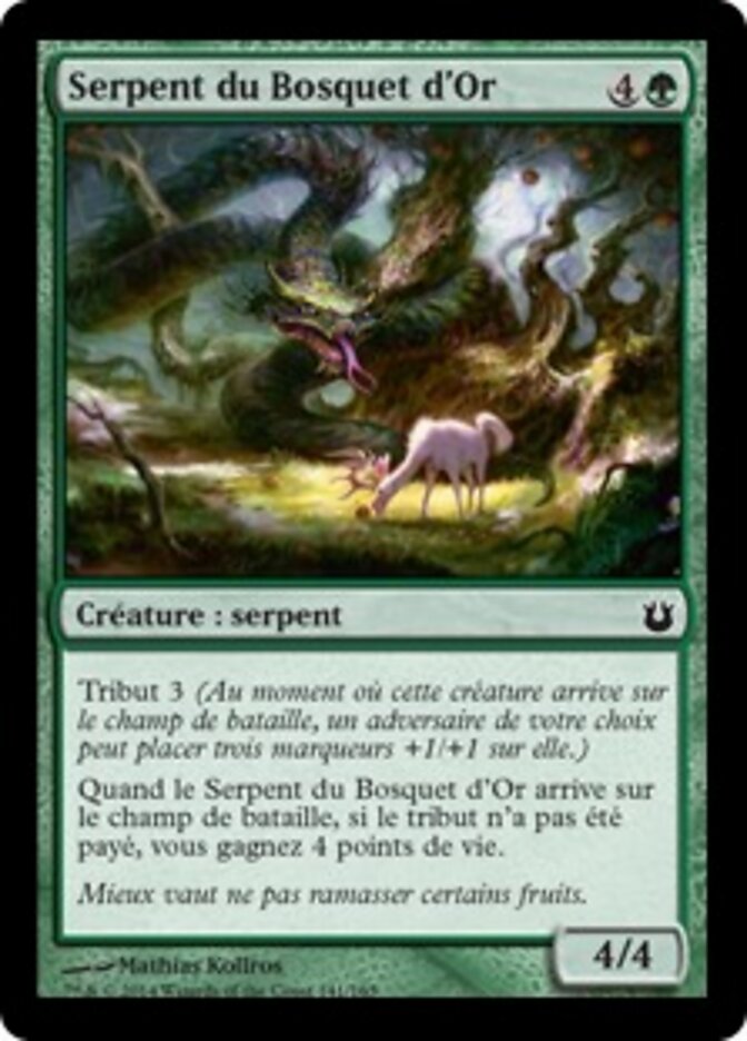 Serpent du Bosquet d'Or