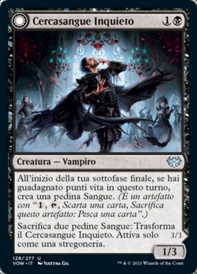 Restless Bloodseeker // Bloodsoaked Reveler
