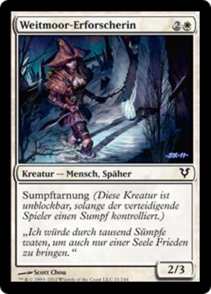 Weitmoor-Erforscherin