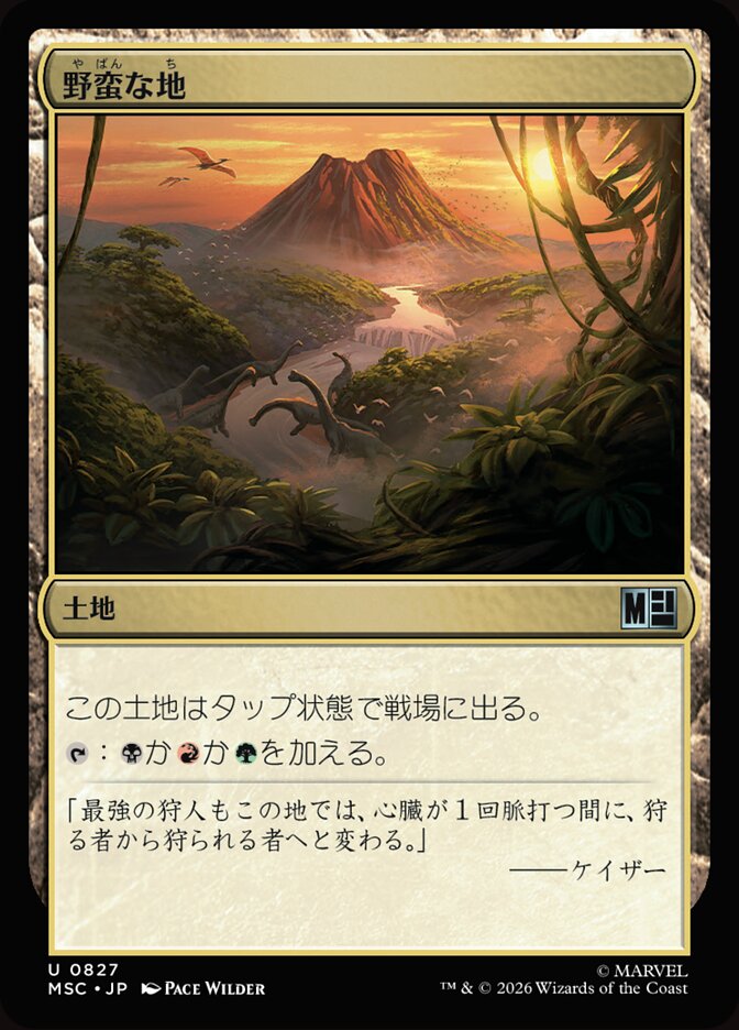 野蛮な地