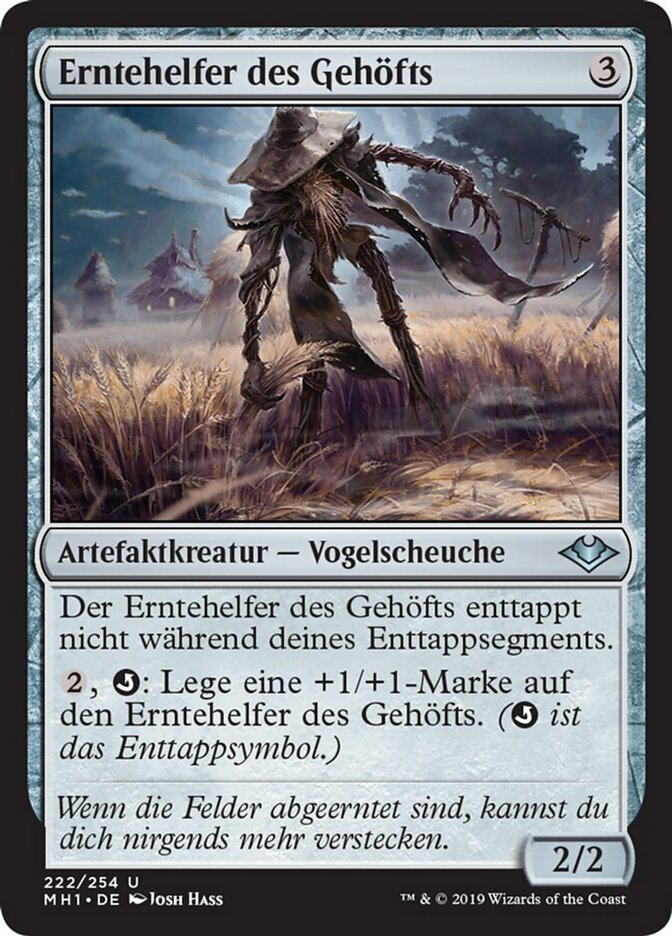 Erntehelfer des Gehöfts