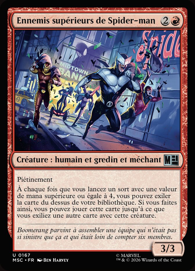 Ennemis supérieurs de Spider-man